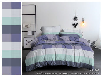 Постельное белье 1,5сп бамбук Орхидея s11308, наволочки 70*70см - 2шт *1