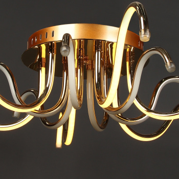 Люстра YT208/12  114W LED 220V пульт 3000K 3 реж (h-195; d-940) VERNER LIGHTING *1 *