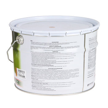 Защитно-декоративное покрытие 9 л для древесины АКВАТЕКС 2 в 1, алкидное, калужница