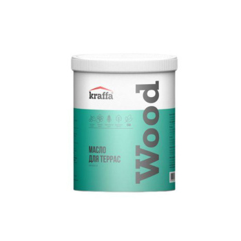 Масло для террас и деревянных полов Краффа Белое 0,9 л *1/6/528
