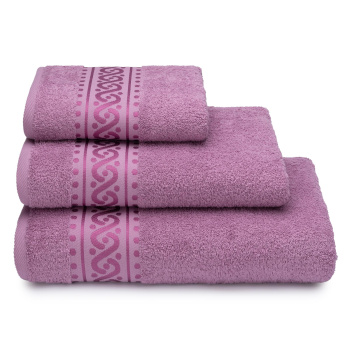 Полотенце махровое 50*90см Pirouette цв.16-2107 сиреневый 420гр/м2 ПТ-2601-5578 *5/20
