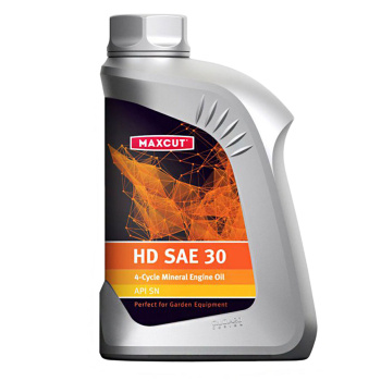 Масло д/4-х тактных двигателей 1л минеральное 4Т HD MAXCUT *1/12