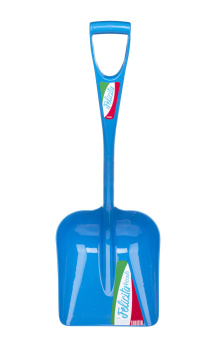 Лопата снегоуб пластик 275*320 автомобильная с пластик. черенком Феличита Piccola (арт.2289) ЦИ *1