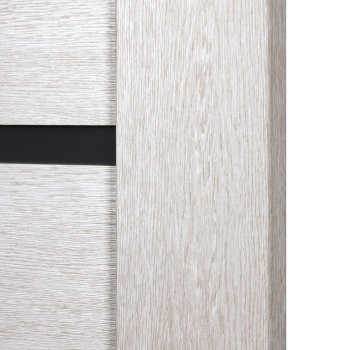 Дверное полотно остекленное BROZEX-WOOD Comfort-2, 2000х600х36 мм, светлый кедр 3D