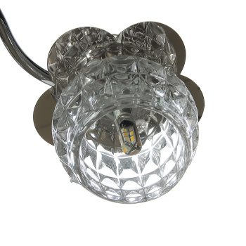 Люстра VERNER LIGHTING Y0423/7, G4, 7 ламп, 1.5 Вт, цвет хром
