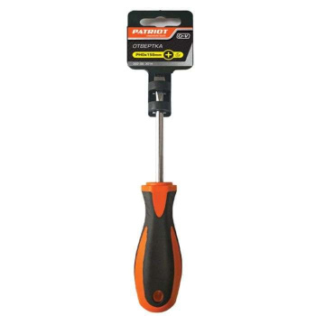 Отвертка PATRIOT PH0х100 CR-V,магн.,2-х компонентная рукоятка *1