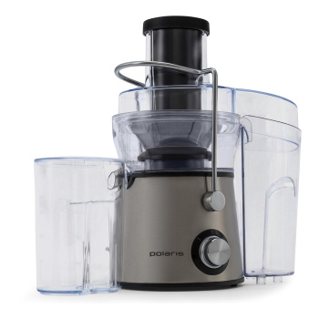 Соковыжималка 1100Вт POLARIS PEA 1142A Нерж. сталь/черный *1/4 скидка ВИТРИНА