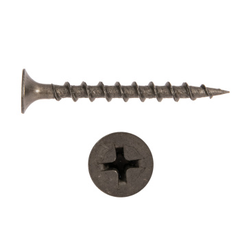 Саморезы по дереву 3.5х35 мм BROZEX, крупная резьба, фосфатированные, 700 шт.