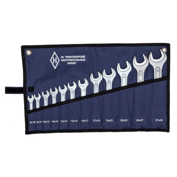 Набор ключей рожковых 12шт сумка НИЗ *1