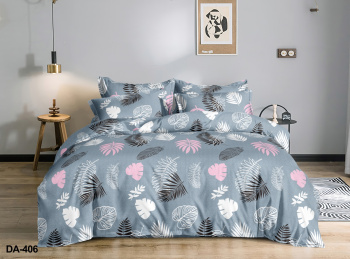 Постельное белье 1,5сп бамбук Орхидея DA-406, наволочки 70*70см - 2шт *1
