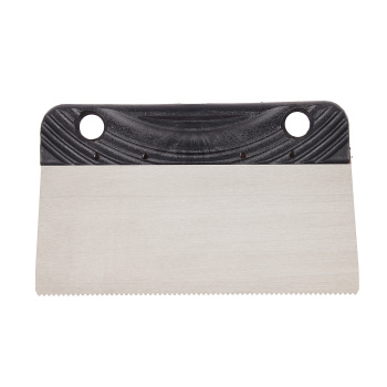 Шпатель д/клея ПВХ покрытия А2 200мм зуб2мм пластиковая ручка нерж.сталь BE (арт.316-8200) *1/20