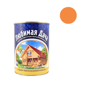 Защитно-декоративное покрытие 0.75 л для древесины Любимая Дача, алкидное, орегон