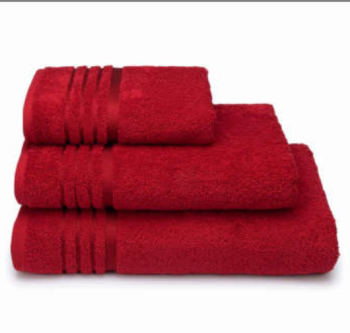 Полотенце махровое 50*90см Storia цв.19-1761 красный ПЦ-2601-4857 *5/20 *