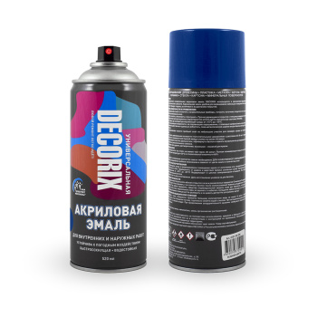 Эмаль-аэрозоль берлинская глазурь 520 мл DECORIX (NO.21) *1/12