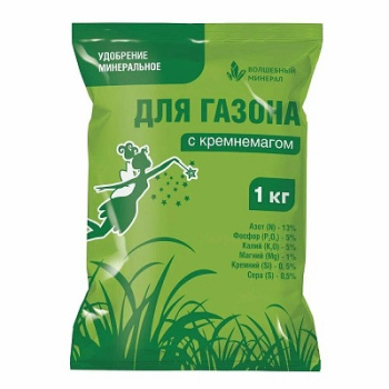 Удобрение для Газона с КРЕМНЕМАГОМ 1кг (Пермагробизнес) *10/960