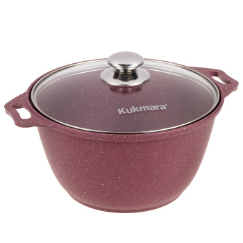 Кастрюля алюм. литая а/приг. Kukmara "Trendy style" Mystery 4,0л Ст.кр. к41tsm *1/3