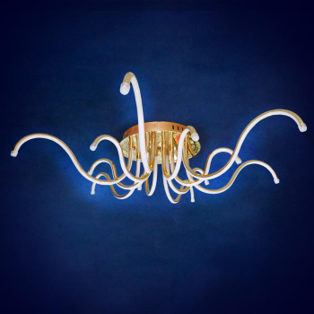 Люстра YT208/12  114W LED 220V пульт 3000K 3 реж (h-195; d-940) VERNER LIGHTING *1 *