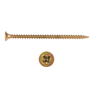 Шурупы жёлтые BROZEX пакет 3*50 (20шт) *10/100 Шурупы жёлтые BROZEX пакет 3*50 (20шт) *10/100