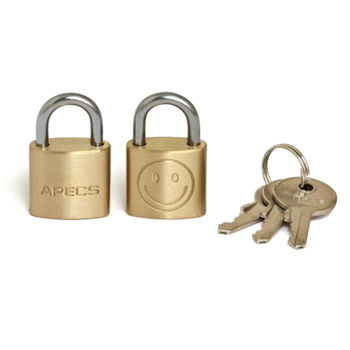 Замок навесной Апекс МАСТЕР-СИСТЕМА PDB-20-20 (КОМПЛЕКТ 2 замков+3кл) Блистер *1/6