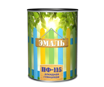 Эмаль алкидная 0.7 кг Первая Цена ПФ-115, серая