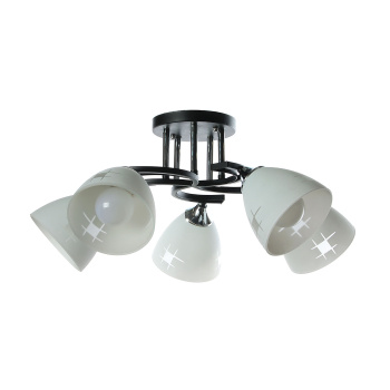 Люстра N3158/5  5*40W E27 (q-600 h-250) S=20м2  VERNER LIGHTING *1