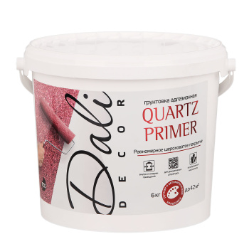 Грунтовка адгезионная DALI-DECOR Quartz Primer, 6 кг