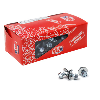 Саморезы кровельные 5.5х19 мм BROZEX, оцинкованная сталь, 100 шт.