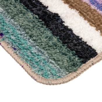 Коврик д/ванной HOZBAT "Полоски" (40см х 60см) цвет МИКС *1/100