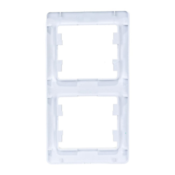 Рамка "Glossa" 2-м. вертик. бел. GSL000106 *1