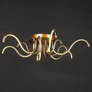 Люстра YT208/12  114W LED 220V пульт 3000K 3 реж (h-195; d-940) VERNER LIGHTING *1 *