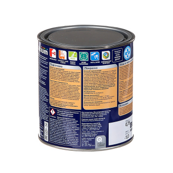 Краска акриловая 0.75 л для мебели и дерева DULUX, белая база BW, матовая