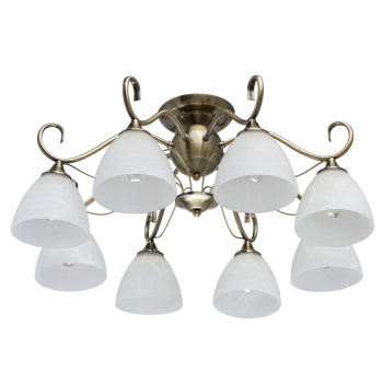 Люстра De City Блеск, Е27, 8 ламп, 60 Вт, цвет бронза
