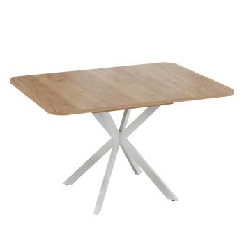 Стол обеденный прямоугольный раздв.Лиссабон Тип1 1000(+315)мм*1001*750мм Дуб Крафт золотой*1