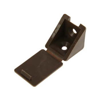 Уголок мебельный 23мм Темн.Коричневый пластмассовый BROZEX комплект 4шт*10