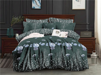 Постельное белье 1,5сп бамбук Орхидея 9163, наволочки 70*70см - 2шт *1