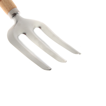 Вилка посадочная L-25см сталь,нерж покр,дер/лак руч (арт.0532-5) ЦИ *1/24/144